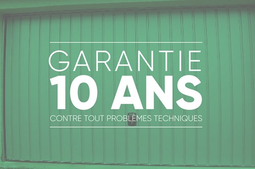 Porte de garage basculante garantie